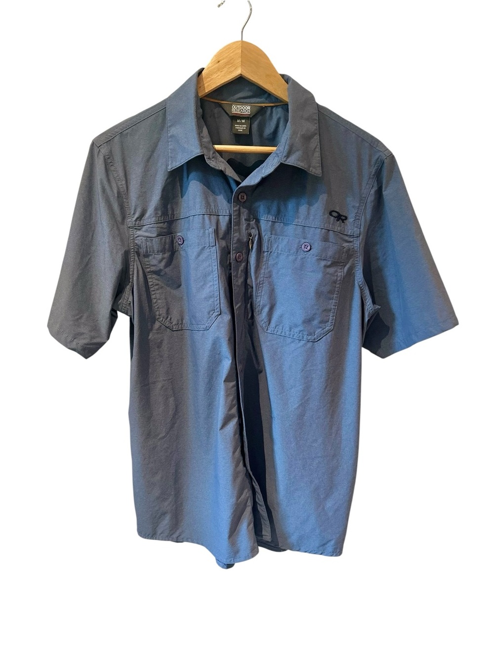 Outdoor Research Wayward Shirt Blue Size Medium